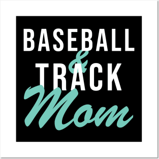 Baseball and Track Mom Baseball Mom Posters and Art